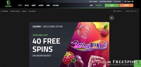fansbet casino 40 free spins.